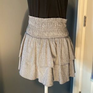 Ruffle high waist skirt
